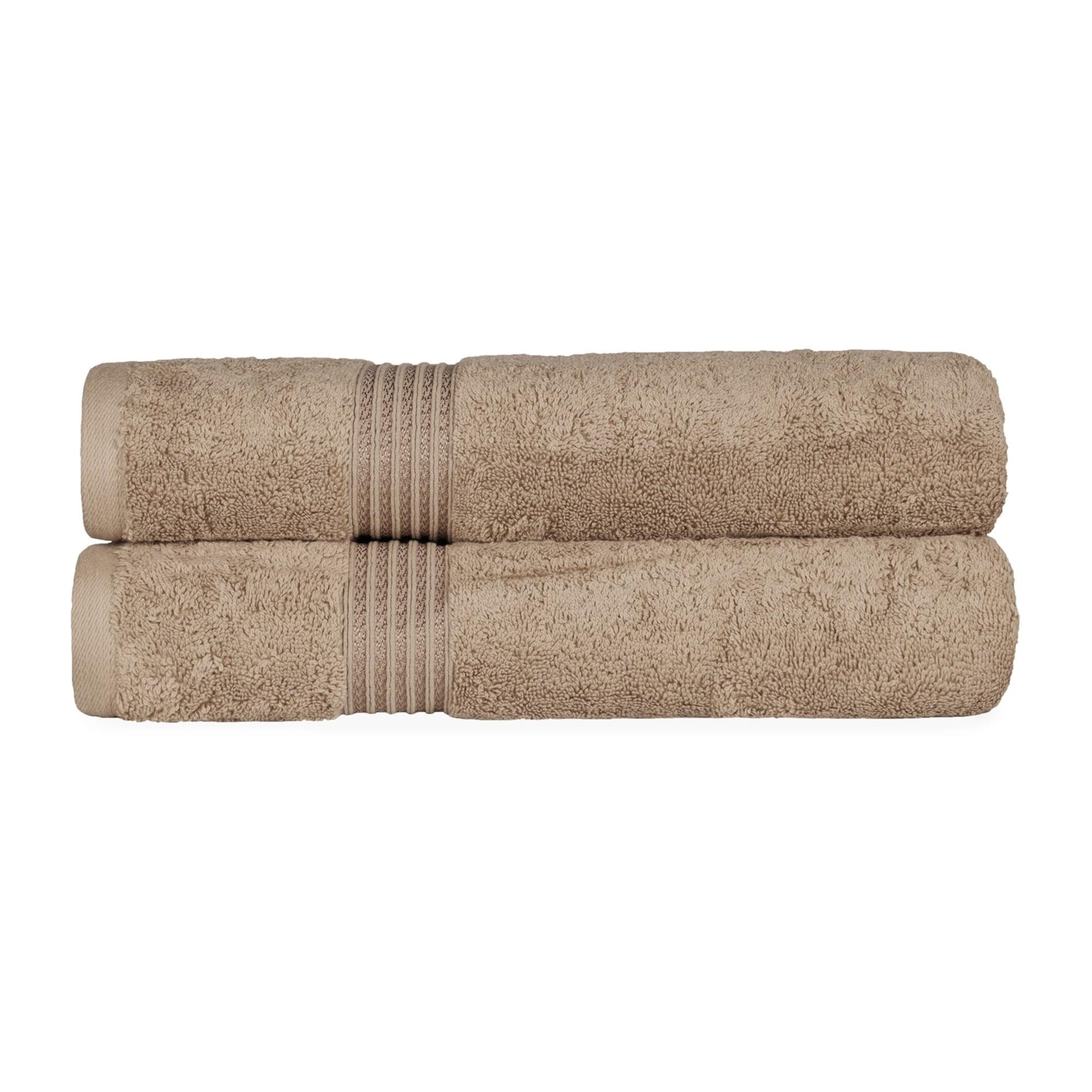 Taupe Oversized Egyptian Cotton Bath Sheet Set