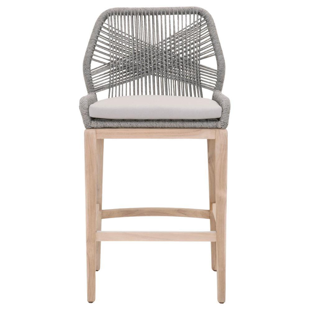 London Indoor / Outdoor Bar Stool - Platinum