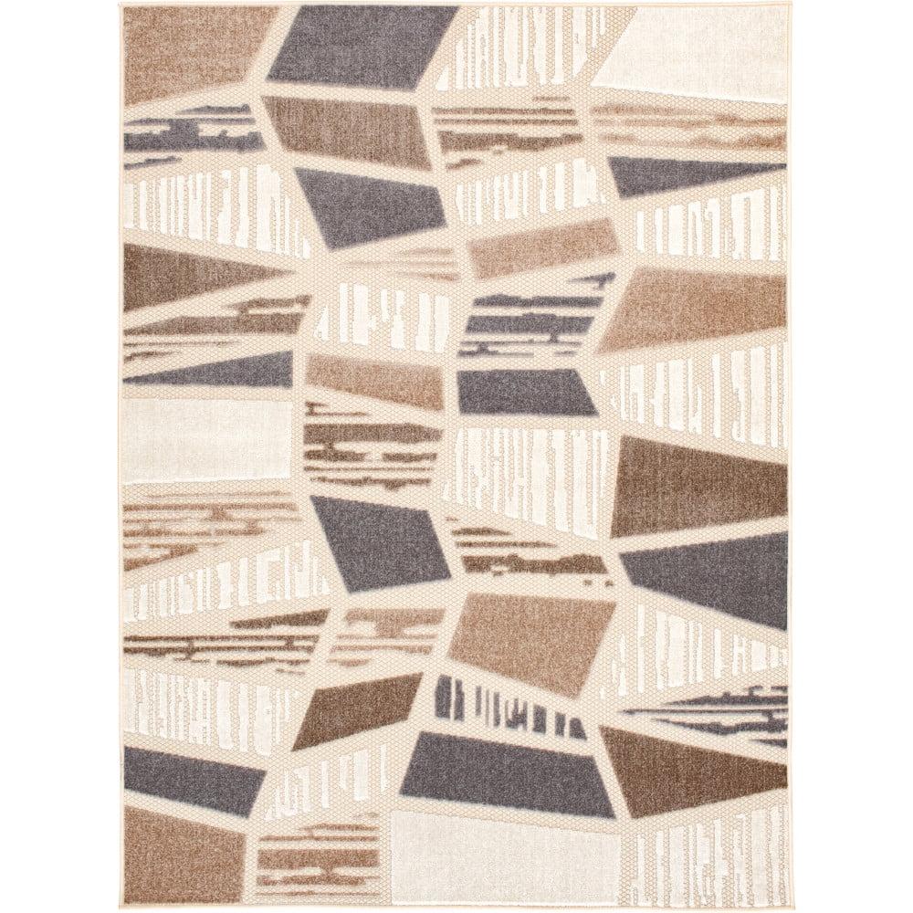 Anagh Geometric Cream Indoor / Outdoor Area Rug