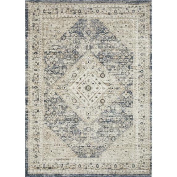 Loomaknoti Kehleigh Abagail 8' x 10' Beige Oriental Indoor Area Rug