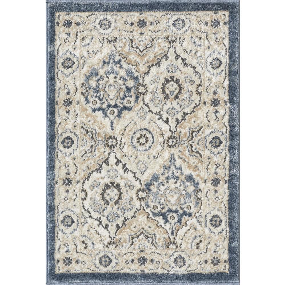 Loomaknoti Kehleigh Dravan 2' x 3' Beige Oriental Indoor Accent Rug