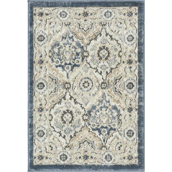 Loomaknoti Kehleigh Dravan 2' x 3' Beige Oriental Indoor Accent Rug