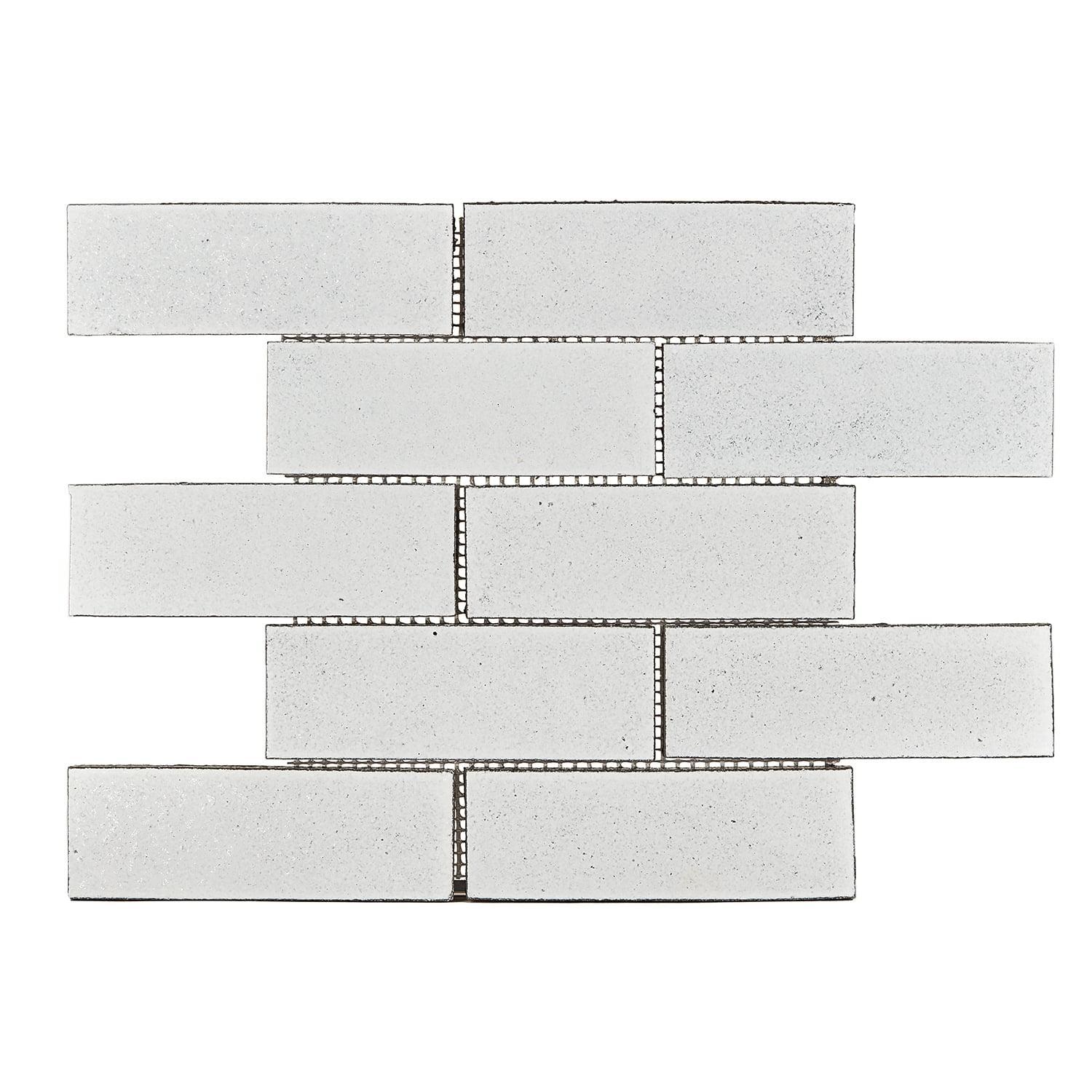 2" x 2" Natural Stone Mosaic Pattern Subway Wall & Floor Tile