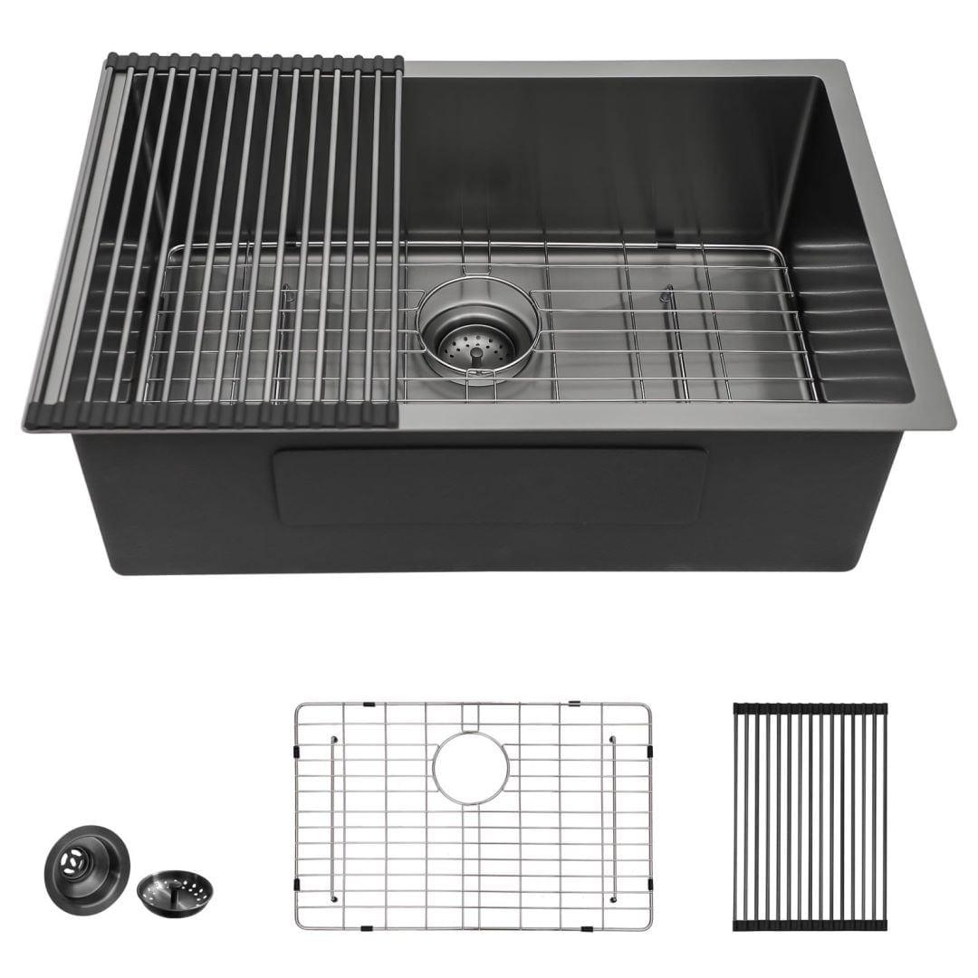 Undermount Single Bowl Stainless Steel Kitchen Sink