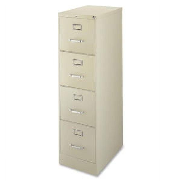 Sleek Black 4-Drawer Legal Size Lockable Steel File Cabinet