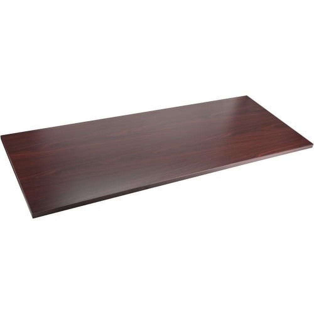 Versatile Mahogany Laminate Electric Adjustable 74'' Desk Top