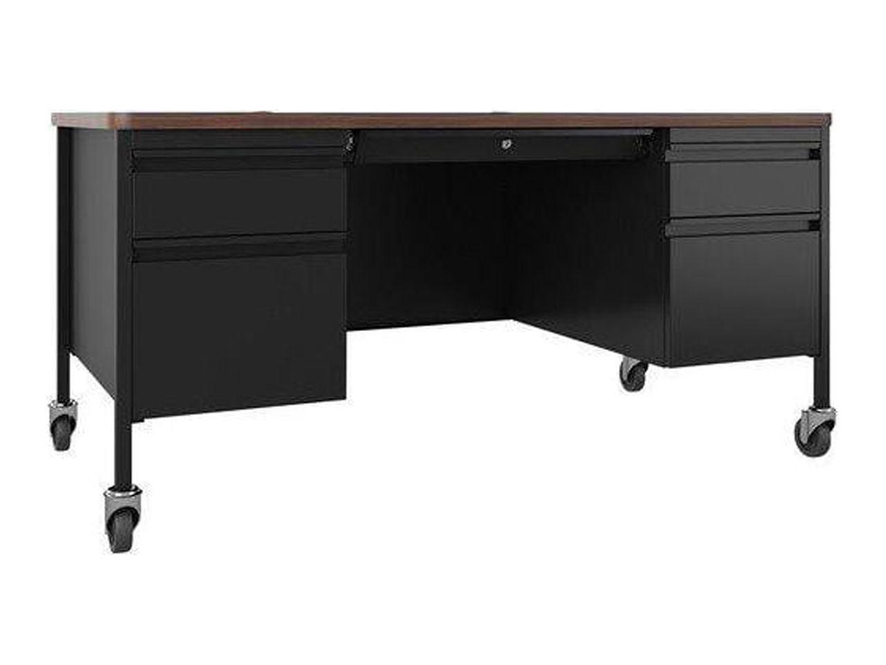 Fortress Steel Rectangular Teacher Desk