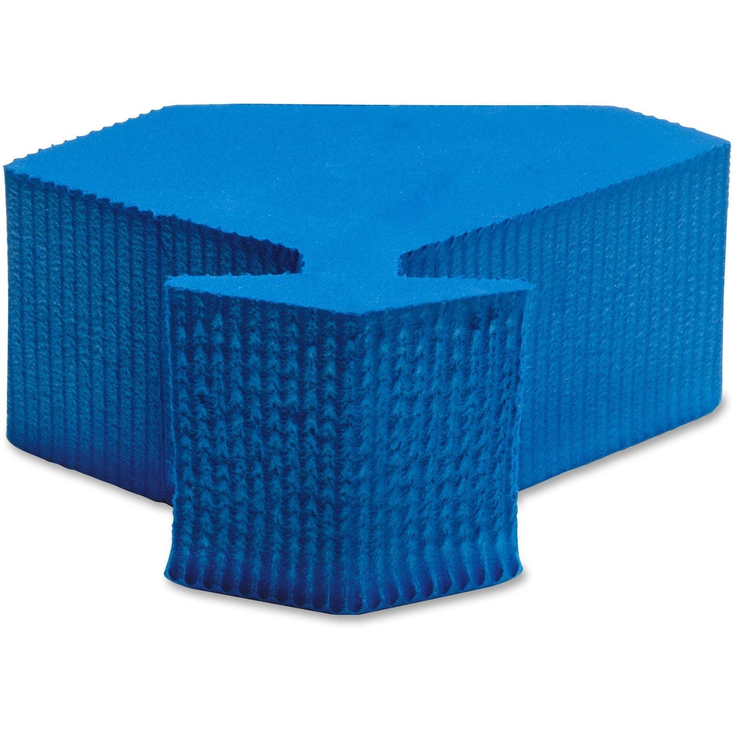 Blue Dense Foam Door Wedge Stopper