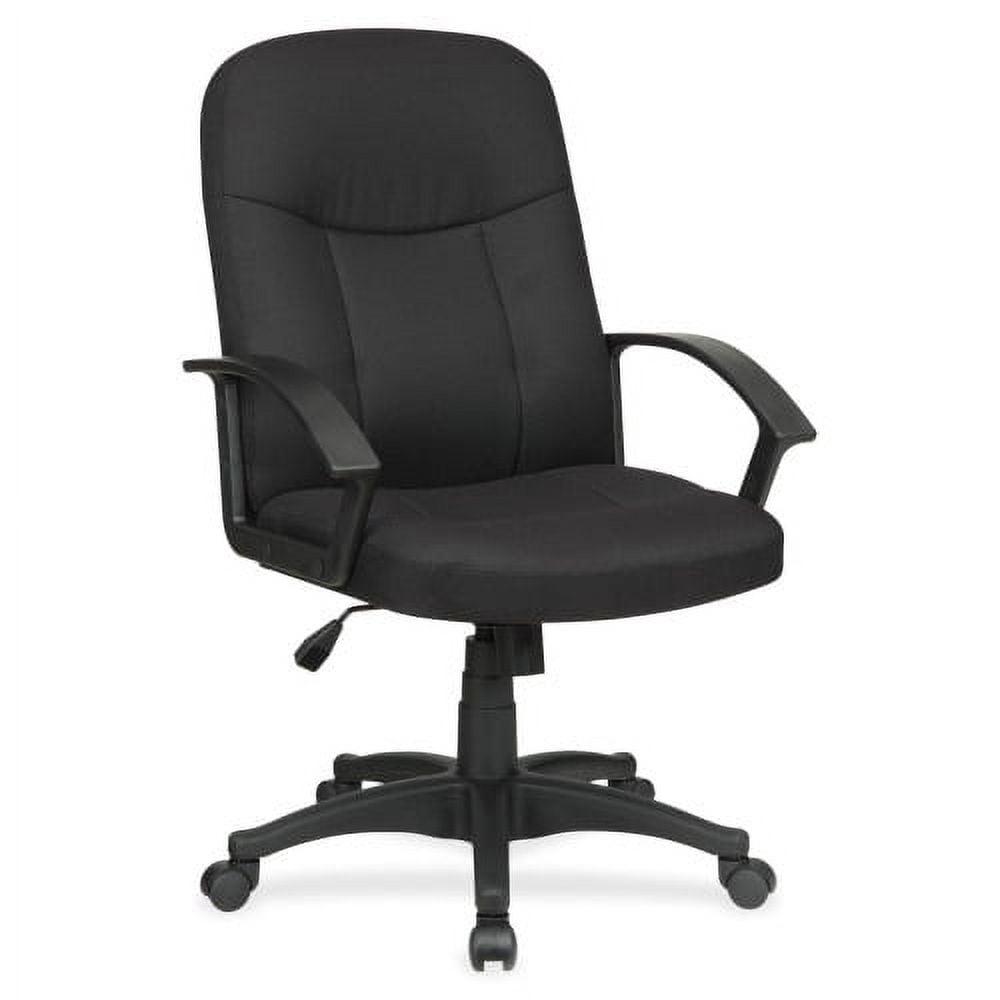 Versatile Executive Swivel Chair in Black Fabric