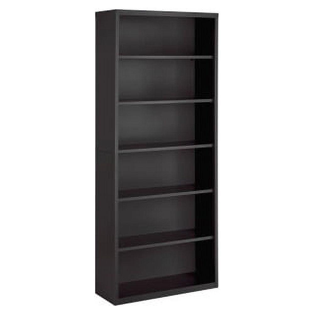 Fortress Series Adjustable Dark Gray Steel Bookcase 82"