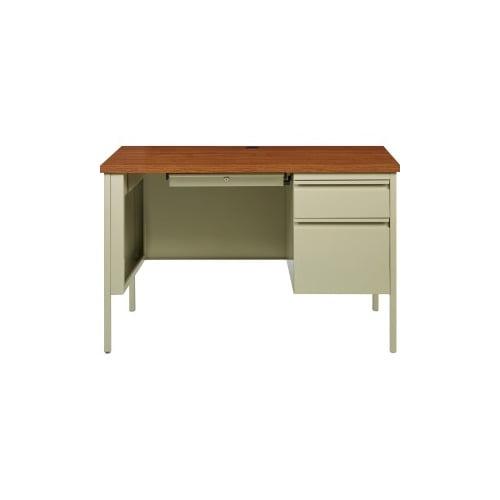 Fortress Series Mahogany Laminate Top Executive Desk