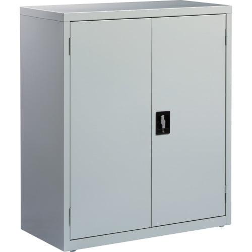 Modern Fortress 42" Light Gray Steel Office Storage Cabinet