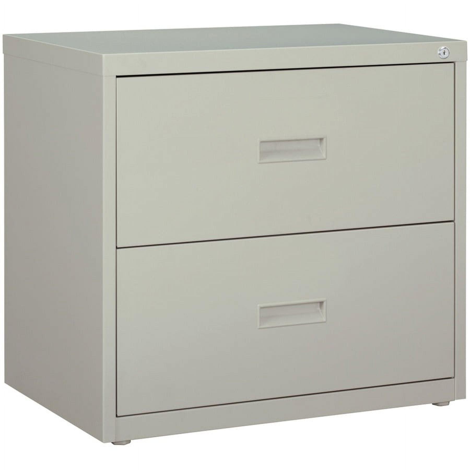 StableLock 30'' Light Gray Steel 2-Drawer Legal Lateral File Cabinet