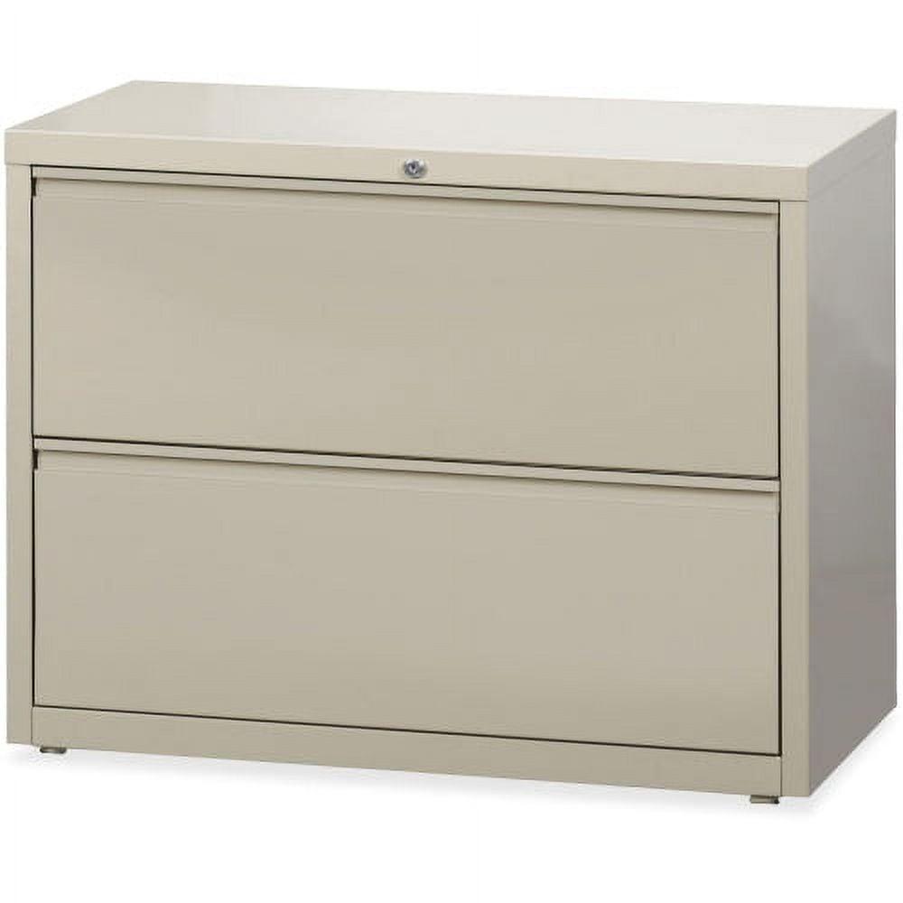 Putty 36" Wide 2-Drawer Lateral Lockable Metal File Cabinet