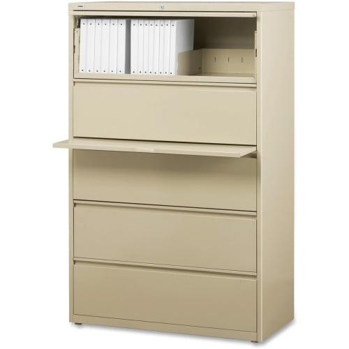 Fortress 42'' Wide 5 -Drawer Steel File Cabinet