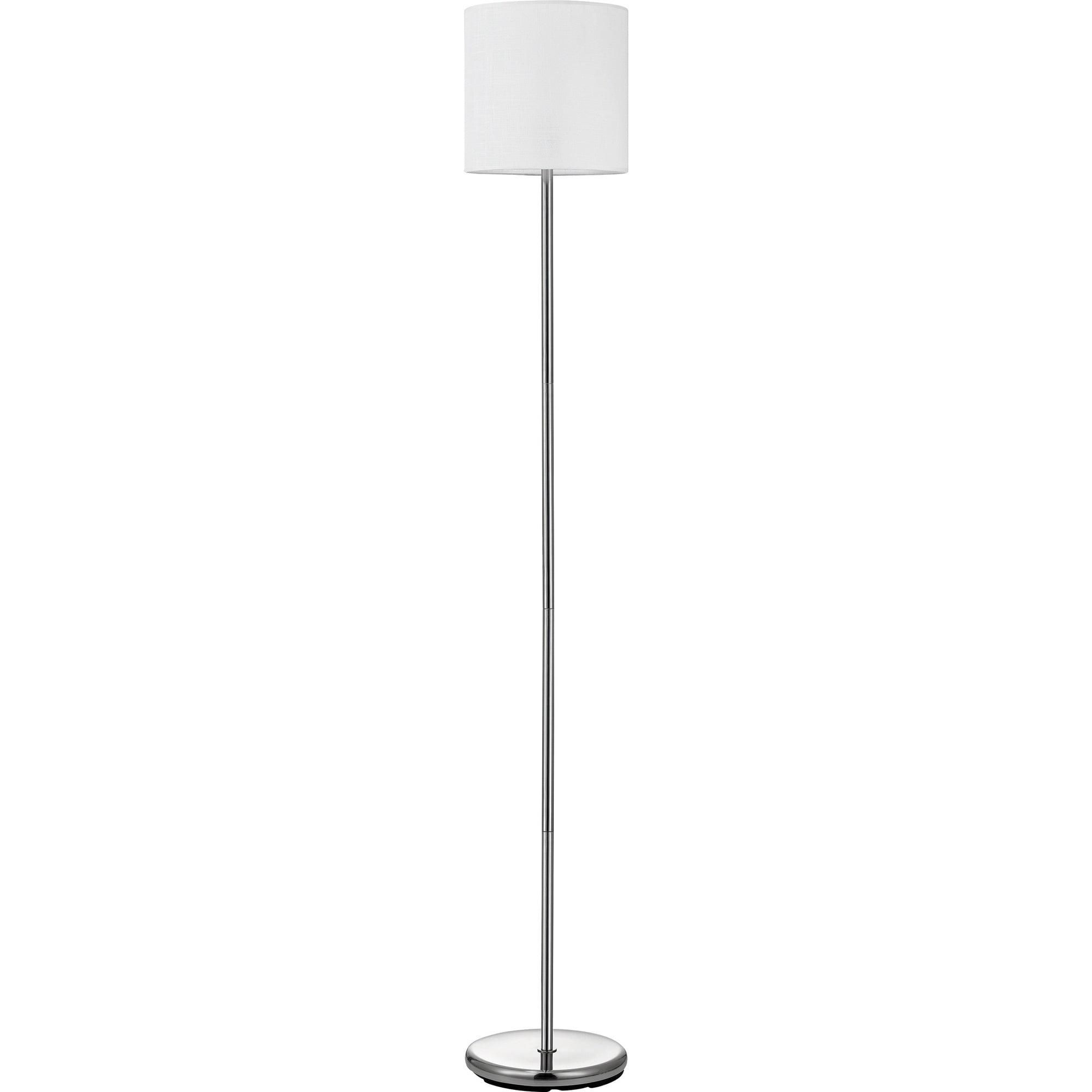 Lorell 65'' Nickel Traditional Floor Lamp