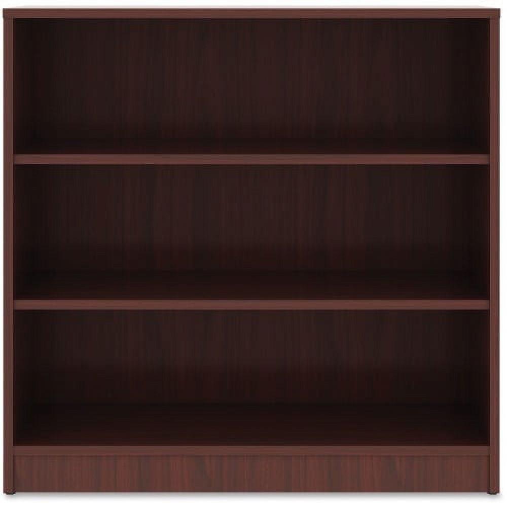 Contemporary Mahogany Laminate Adjustable Bookcase 36"x36"