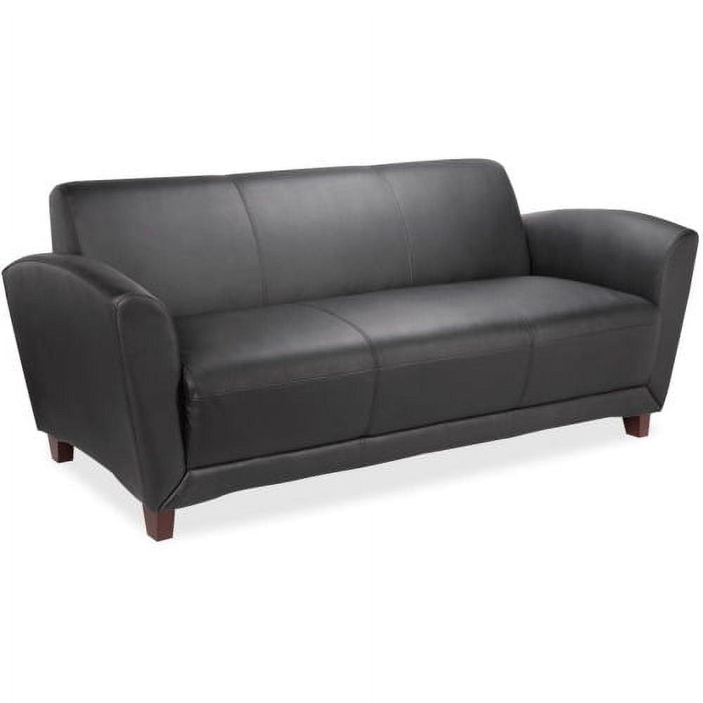 Accession Faux Leather 75'' Reception Sofa