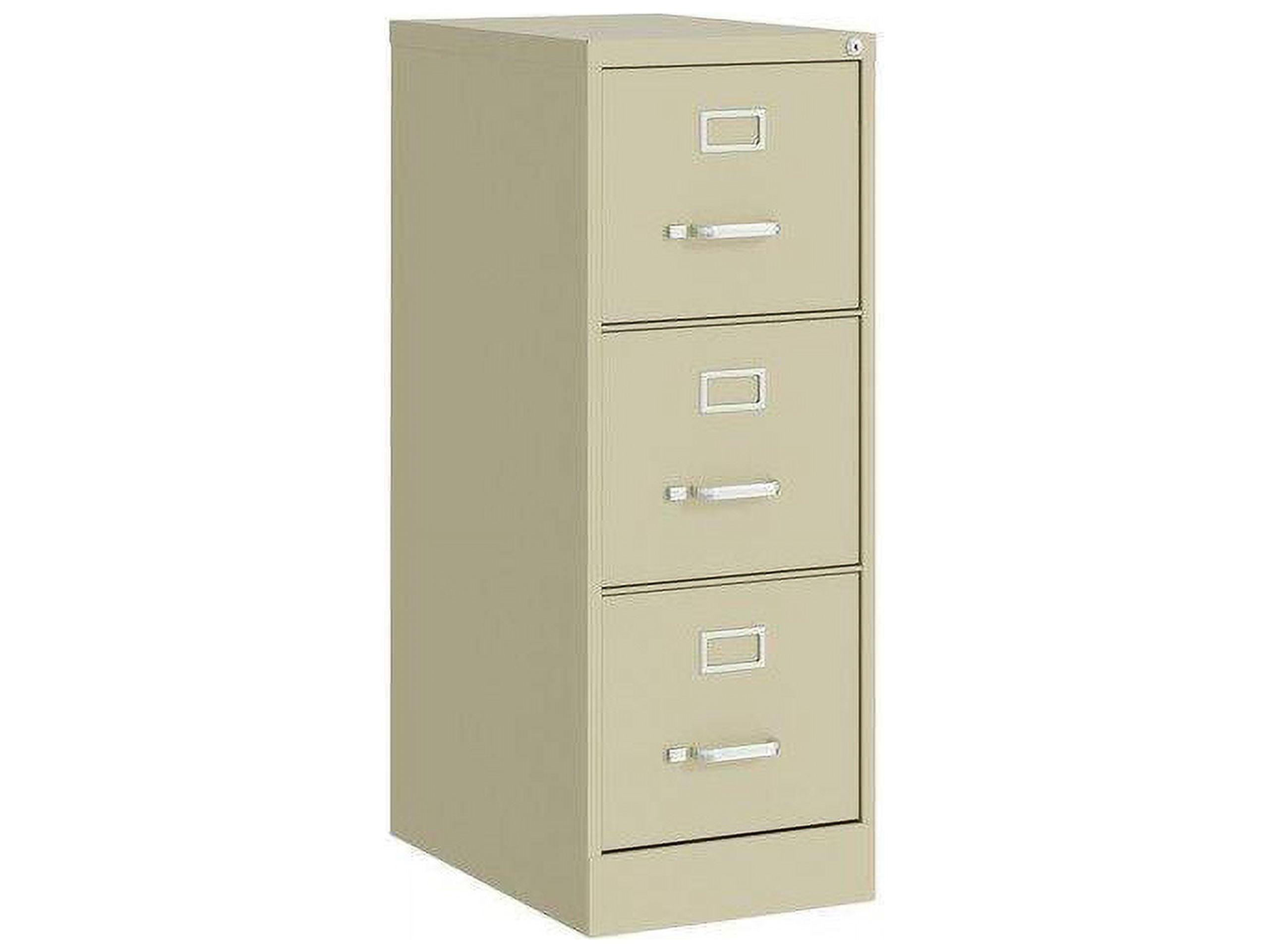 Putty 3-Drawer Vertical Lockable File Cabinet in Steel