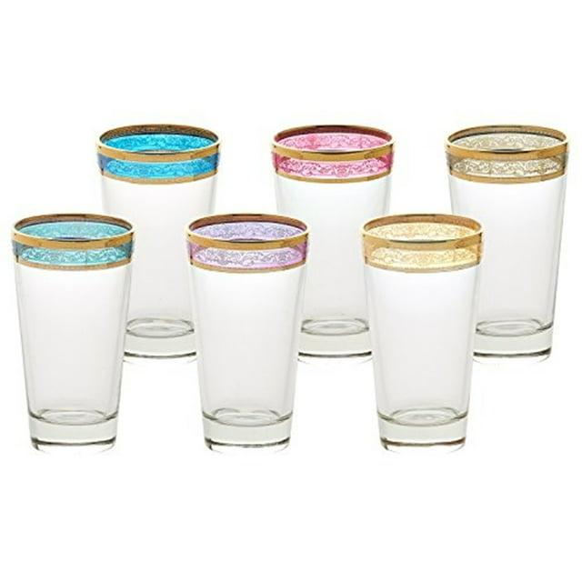 Melania 10oz. Drinking Glass Set (Set of 6)