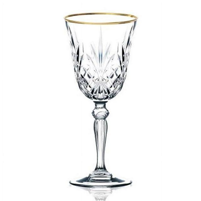Lorren Home Trends Siena 6oz. Crystal Cordial Glass Set (Set of 4)