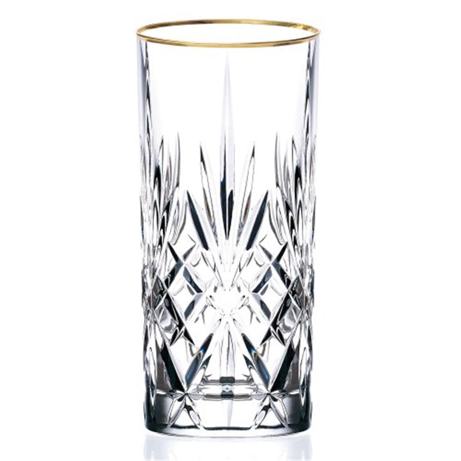 Siena 11oz. Crystal Highball Glass Set