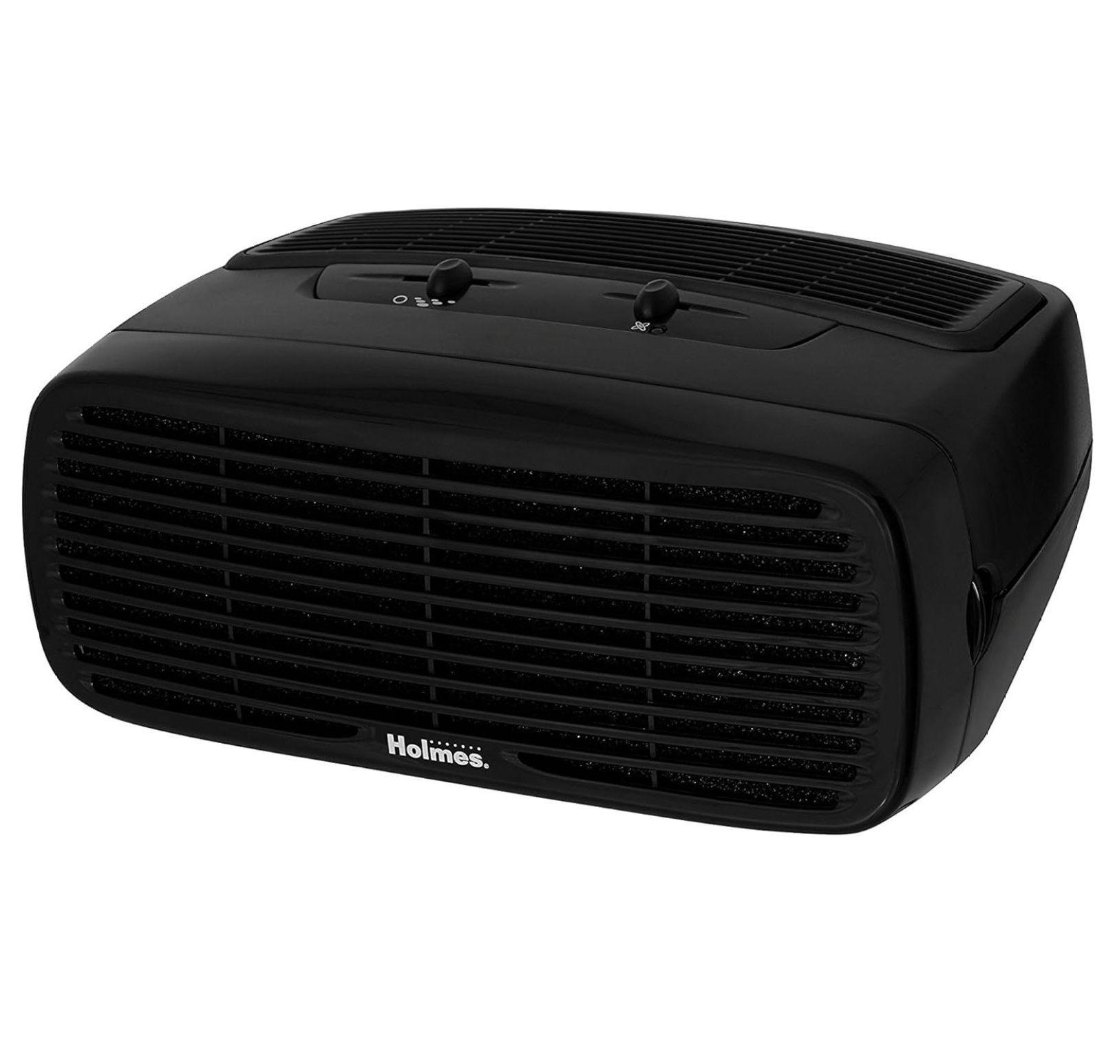 Xayoca Desktop HEPA-Type , 3 Speeds plus Optional Ionizer small Air Purifier, HAP242B-U, Black