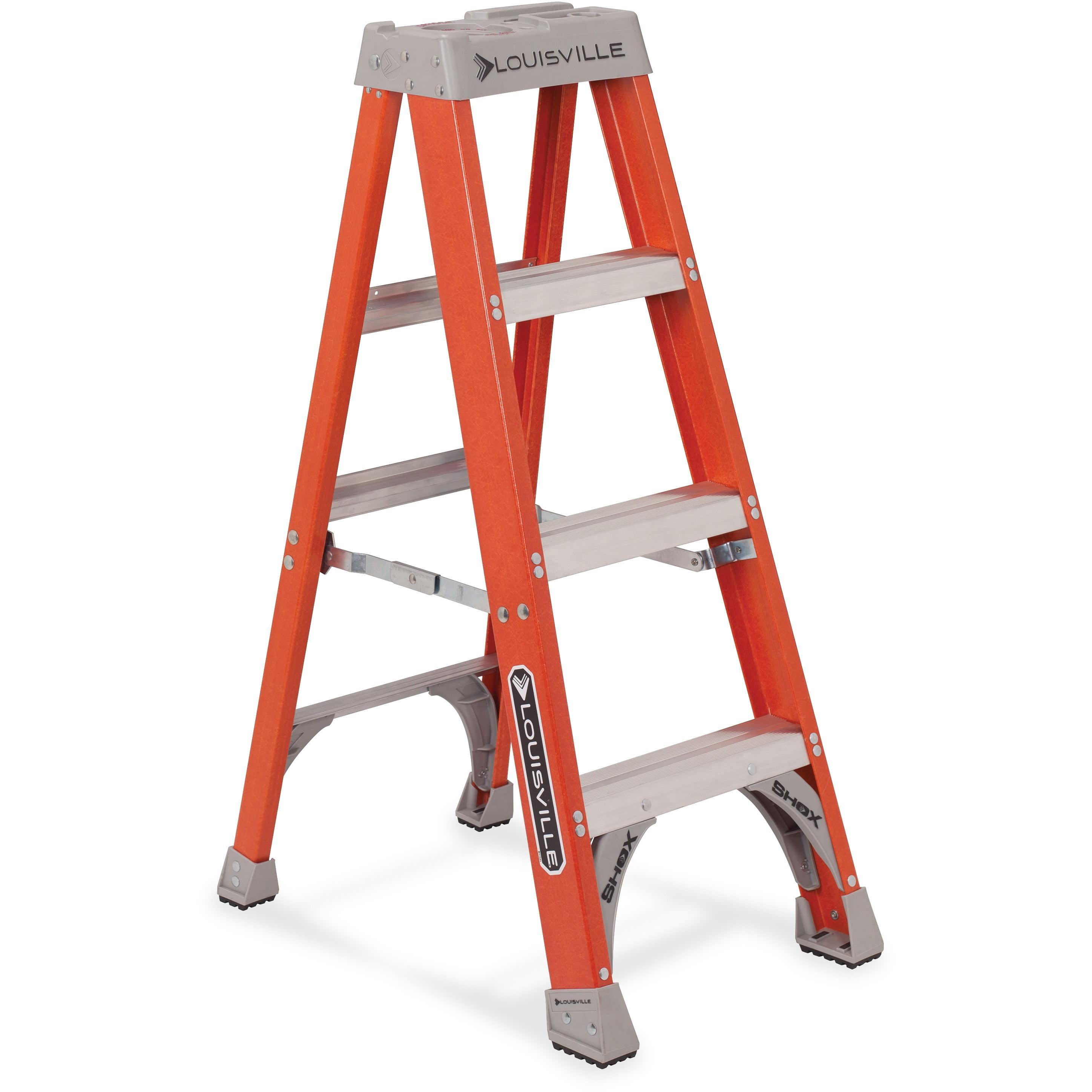 Louisville Ladder 4 ft. Fiberglass Step Ladder, 300 lbs. Load Capacity Type IA Duty Rating