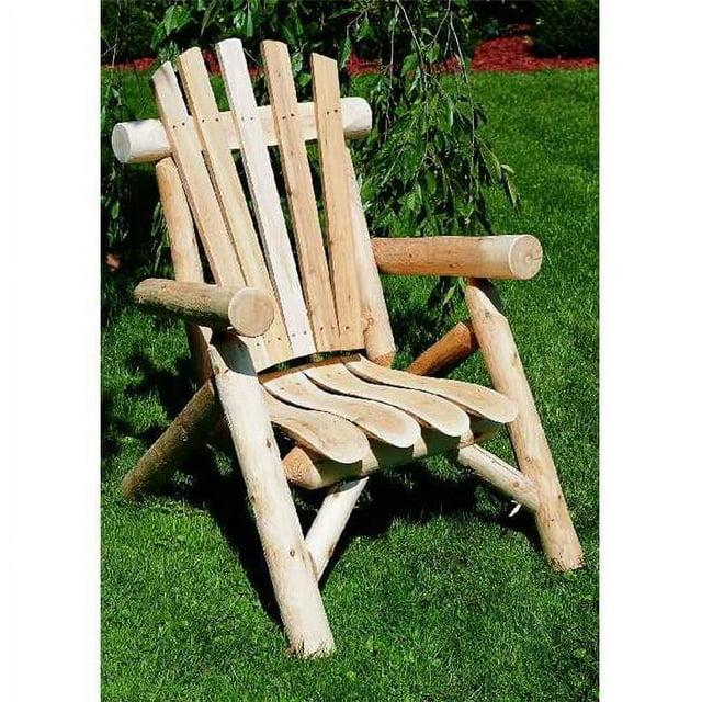 Lakeland Mills Cedar Log Lounge Chair