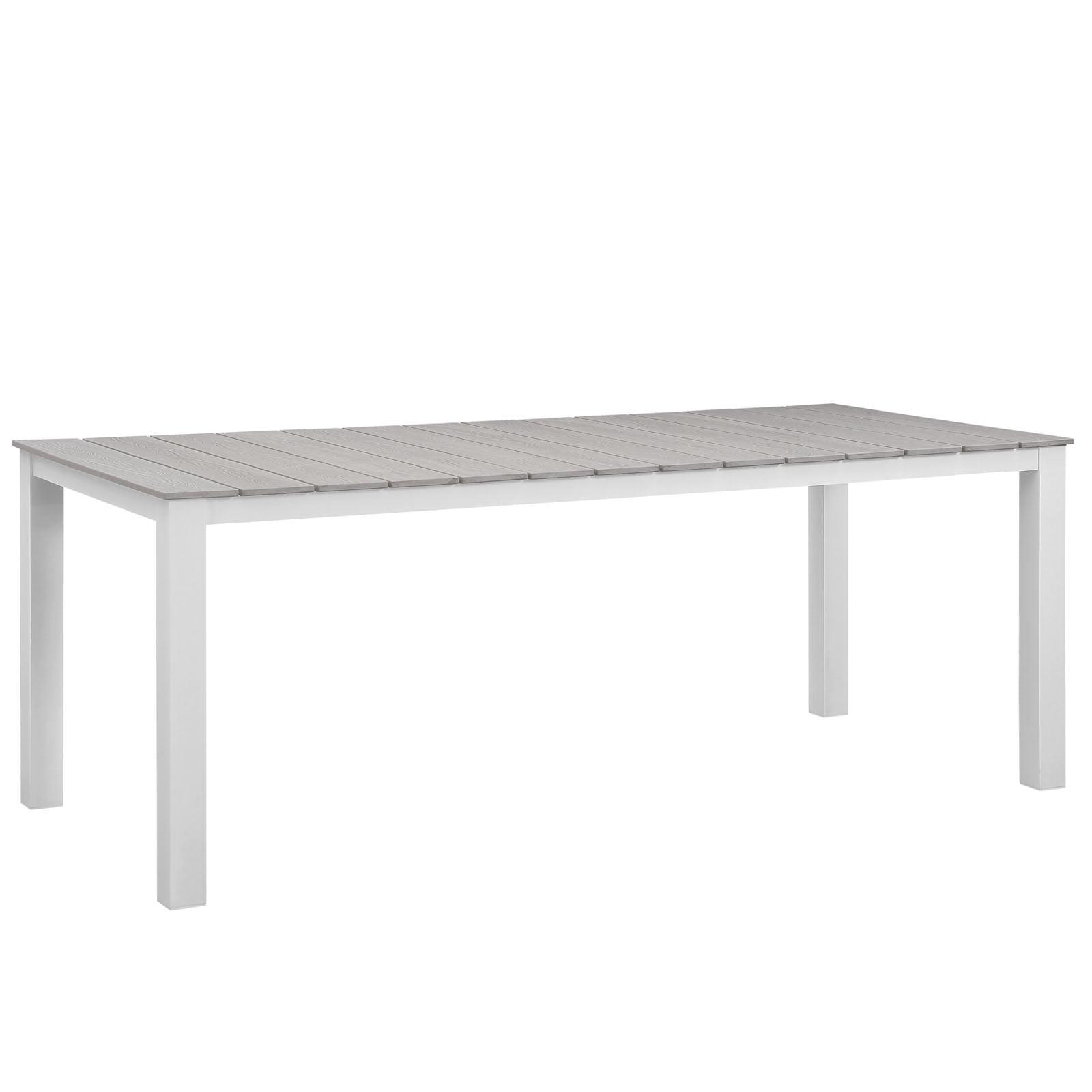 Modway Maine 80" Outdoor Patio Dining Table