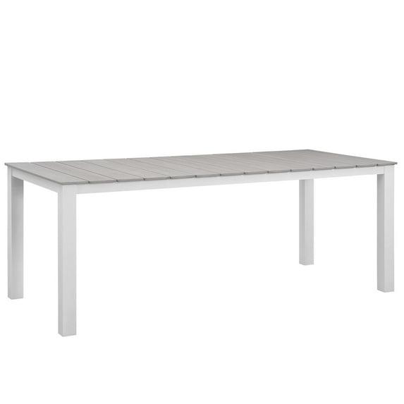 Modway Maine 80" Outdoor Patio Dining Table
