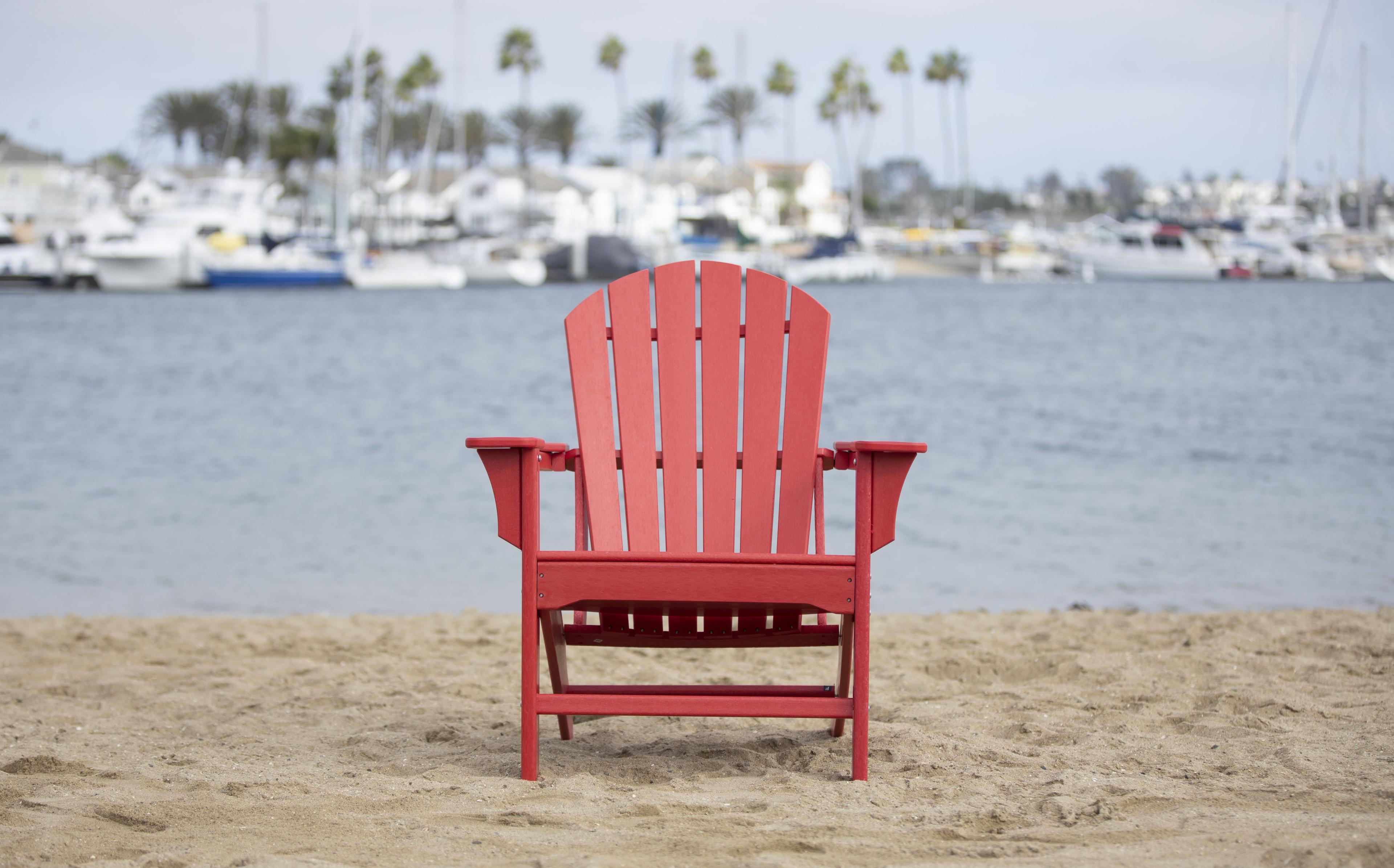 Hampton HDPE Outdoor Adirondack Chair , Single