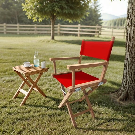 LuXeo LuXeo Russell Teak Director Chair