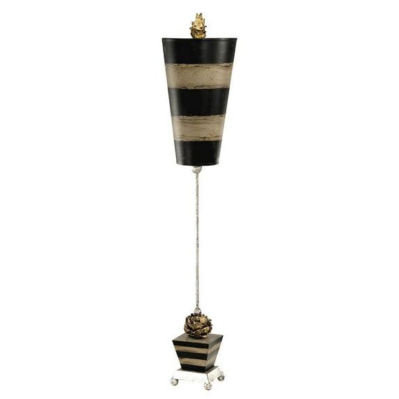 Lucas McKearn Bienville Table Lamp in Gold and Silver with Gold Drum Shade