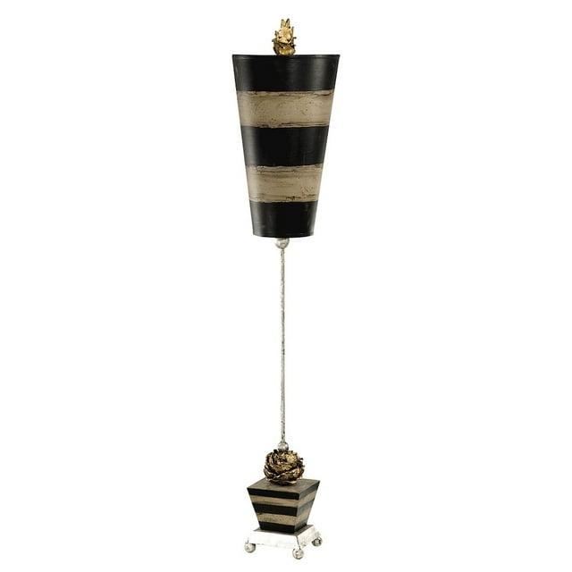 Lucas McKearn Bienville Table Lamp in Gold and Silver with Gold Drum Shade