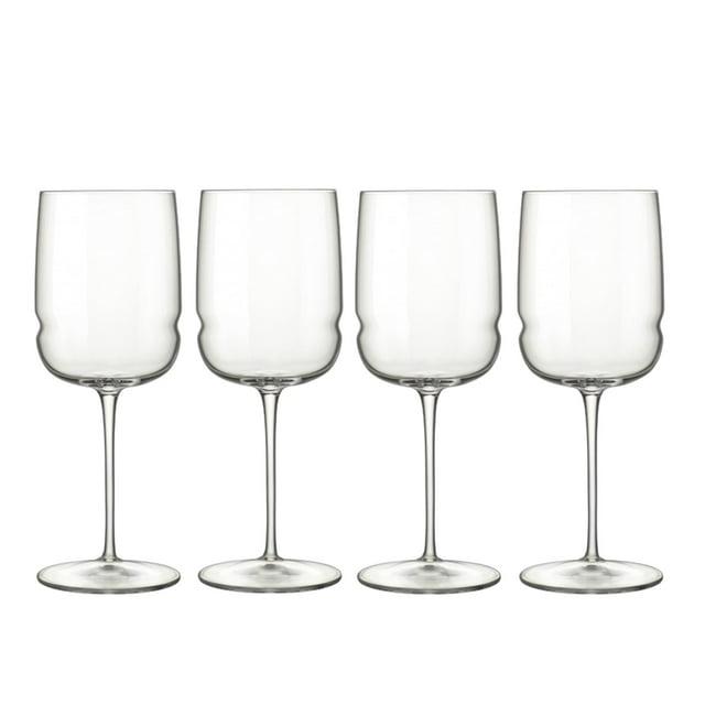 Luigi Bormioli Grandioso Chardonnay 15.25 oz. Wineglass, Set of 4, Titanium Reinforced Stem, Made of SON-hyx Crystal, Made in Italy