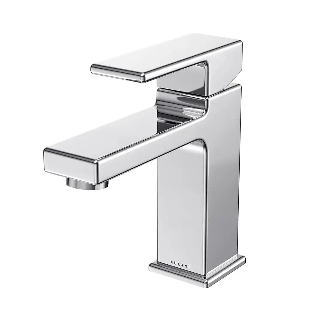 Capri Chrome Single Handle 7.15" Modern Bathroom Faucet