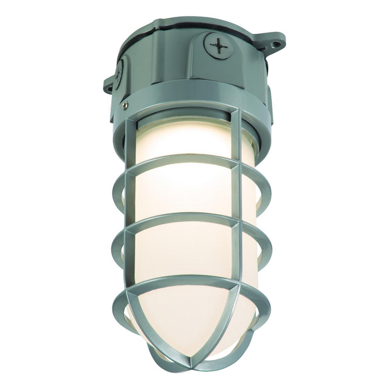 Lumark Gray Hardwired LED Vaportight Area Light