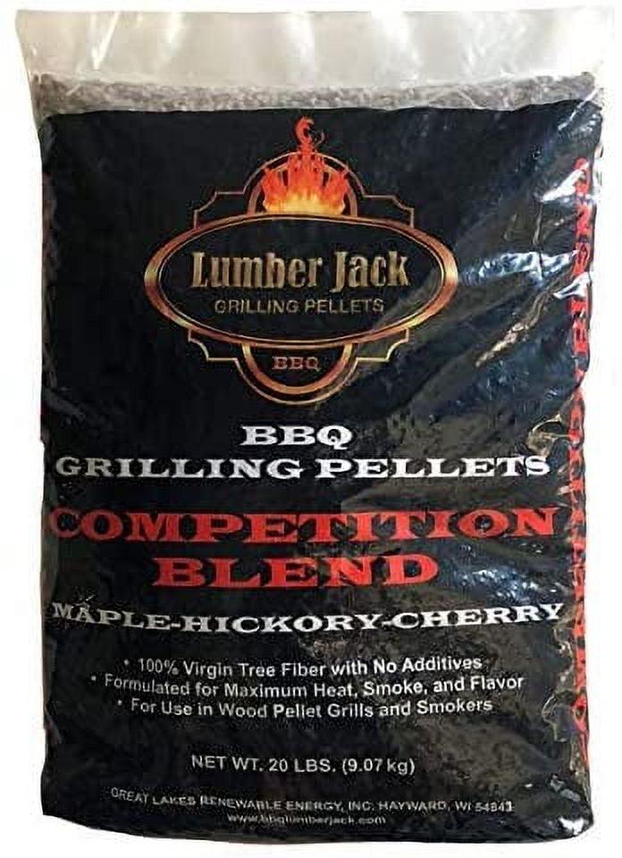 Lumber Jack Competition Blend Maple-Hickory-Cherry BBQ Grilling Pellets  20 lbs.