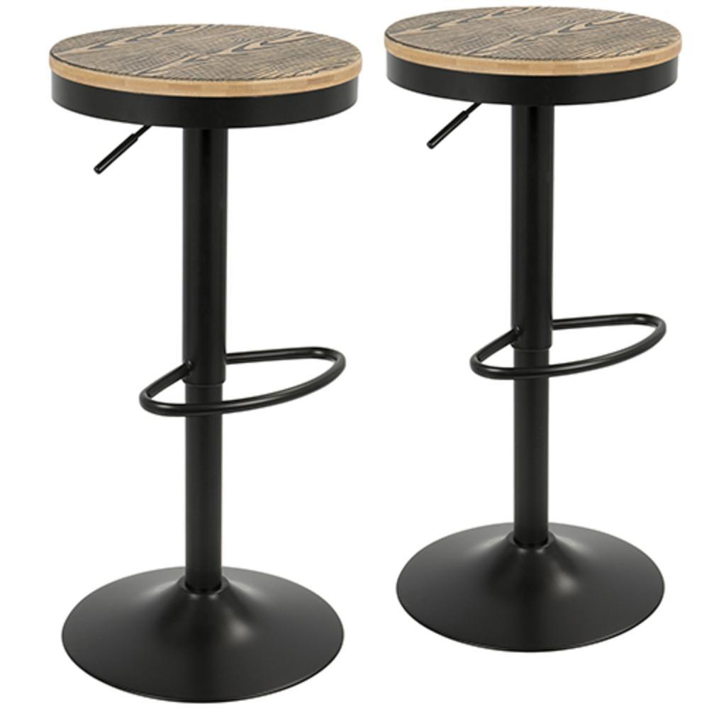 Dakota Adjustable Counter Stool - Set Of 2