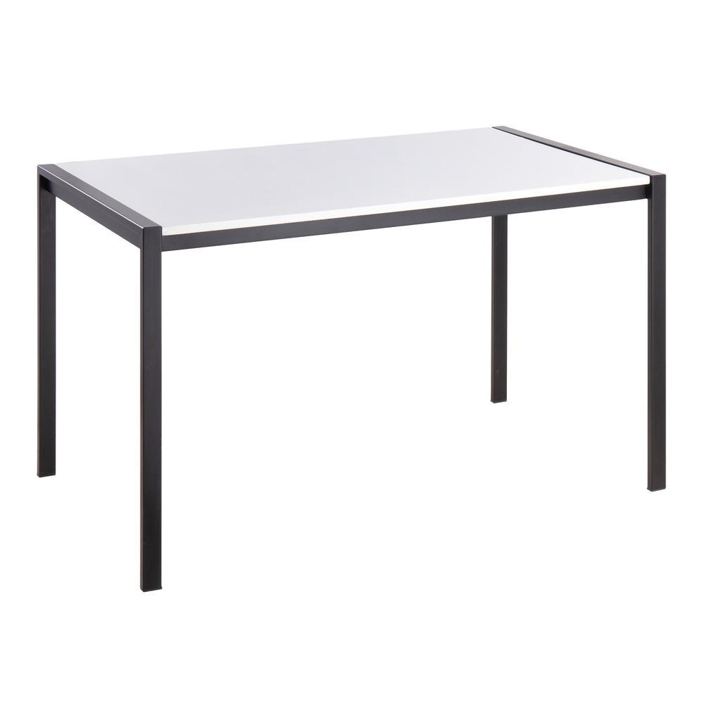 LumiSource Metal Base Dining Table