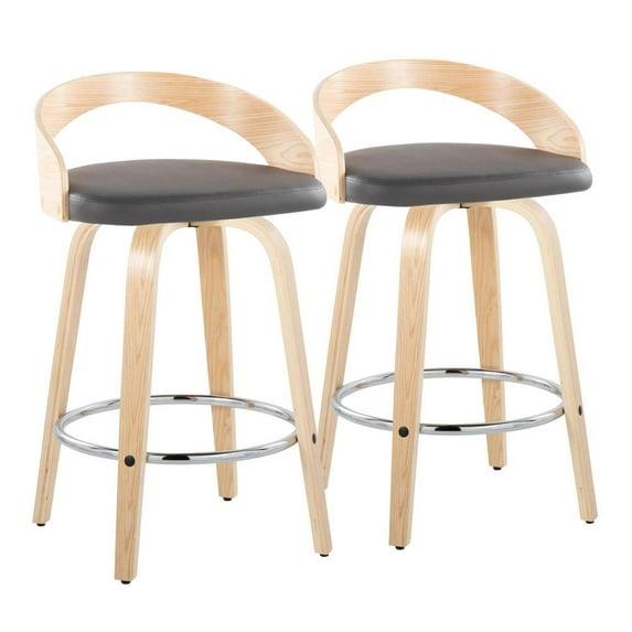 Grotto Swivel Upholstered Counter Stool