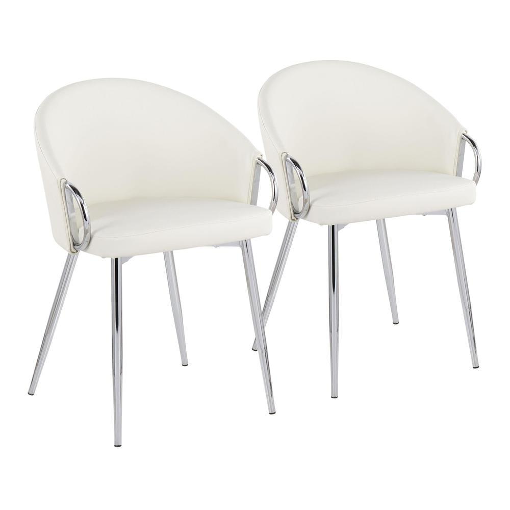 Claire Contemporary and Glam Dining Chair - LumiSource