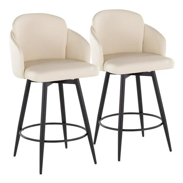 Corrigan Studio® Dahlia Fixed-Height Counter Stool - Set Of 2