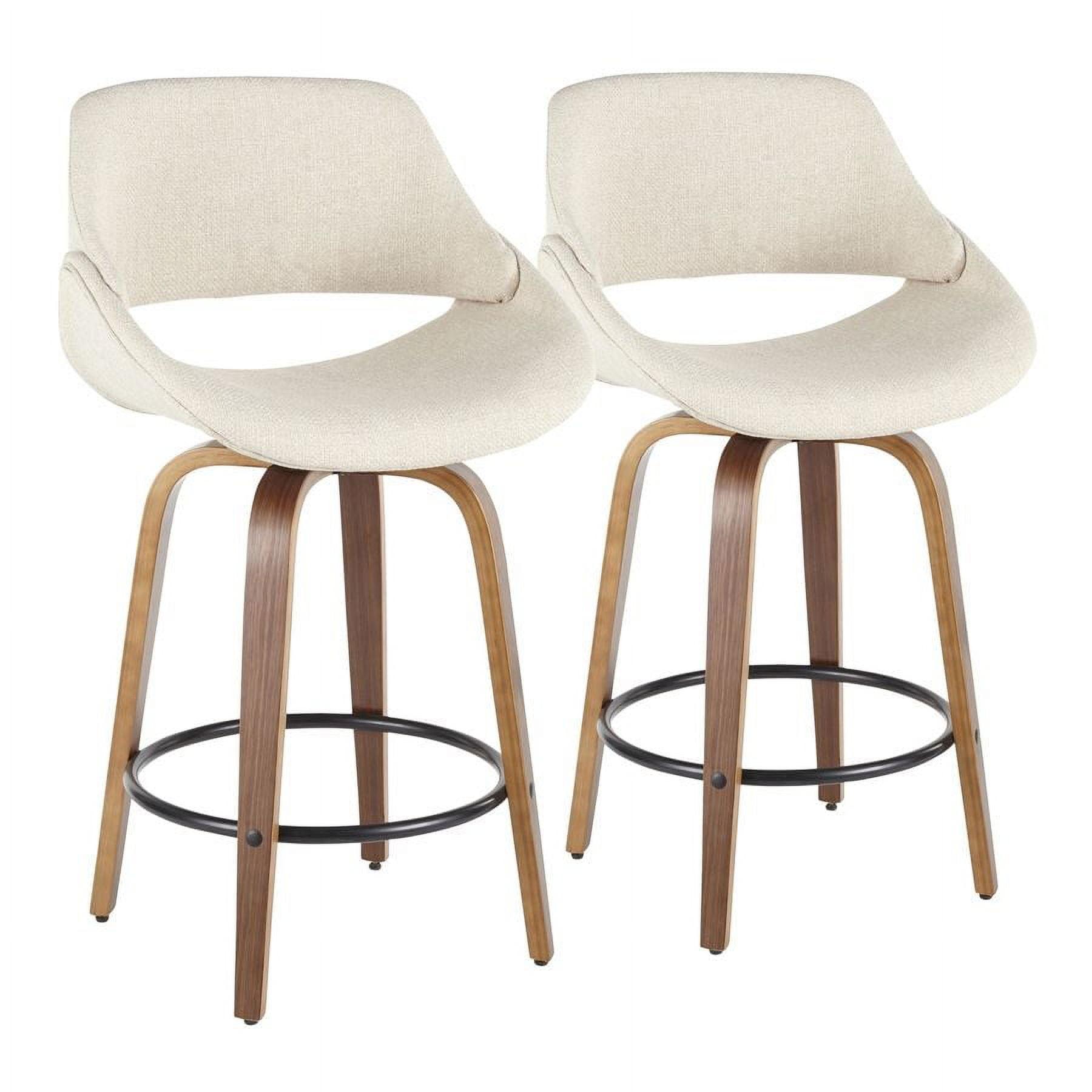 Set of 2 Fabrico Square Height Barstools - LumiSource