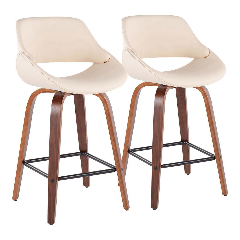 Set of 2 Fabrico Square Height Barstools - LumiSource