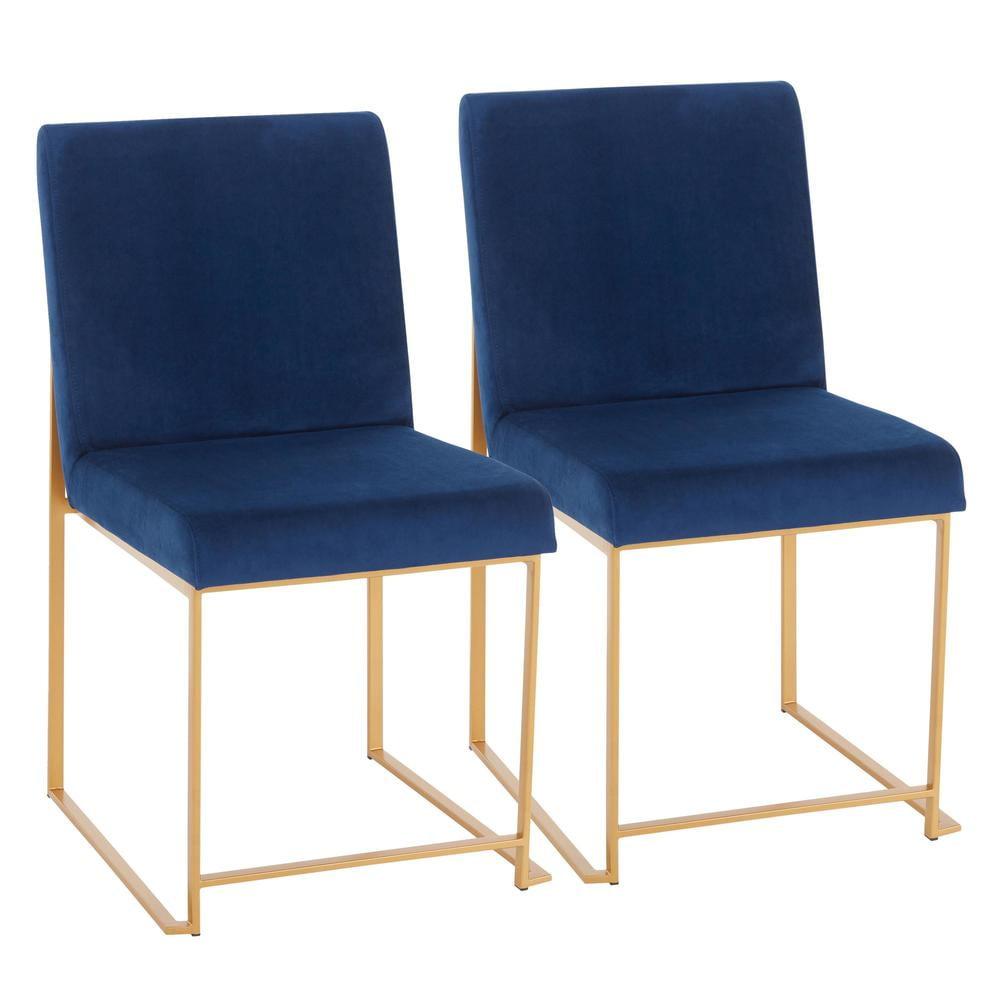 Set of 2 High Back Fuji Contemporary Dining Chairs - LumiSource