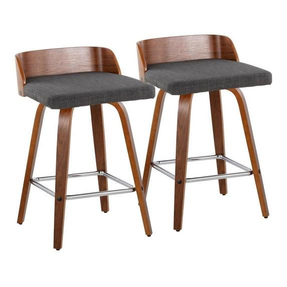Swivel Upholstered Counter Stool