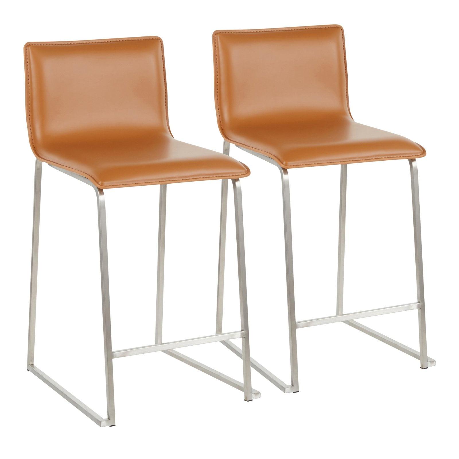 Set of 2 26" Mara Contemporary Counter Height Barstools - LumiSource