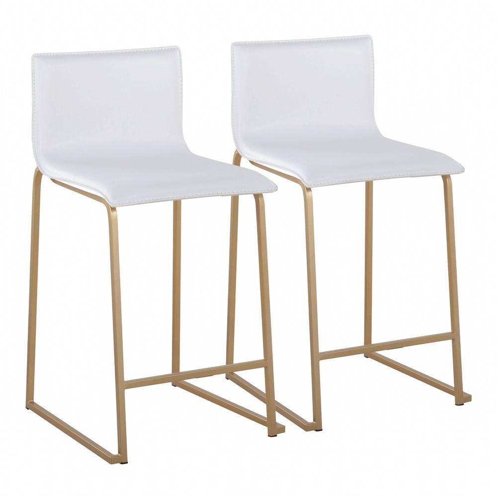 Set of 2 26" Mara Contemporary Counter Height Barstools - LumiSource